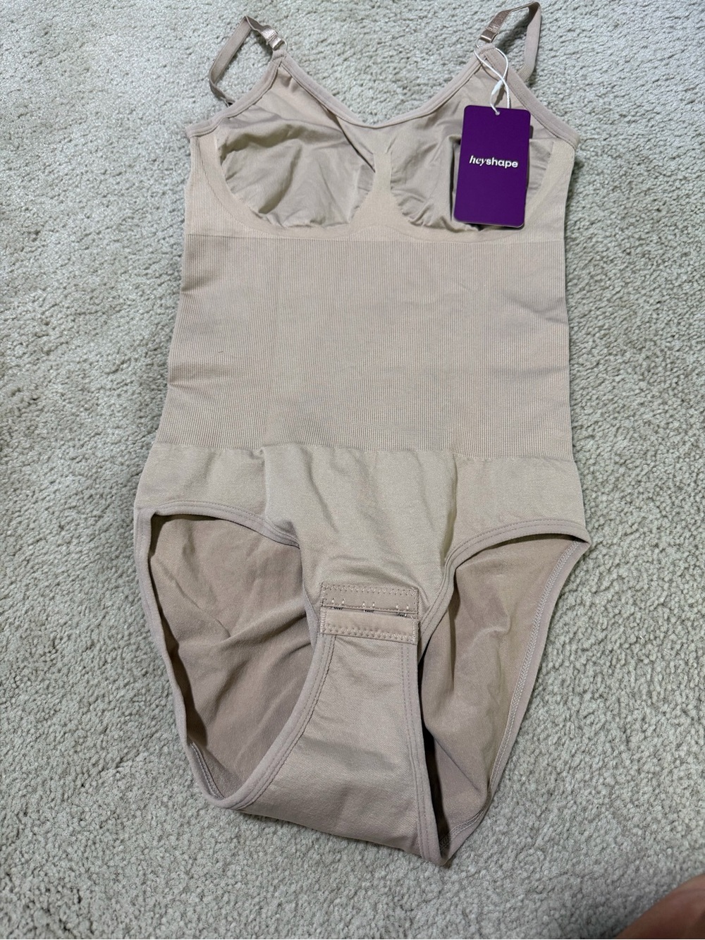 Heyshape Nude Full-Body Tummy Control Shapewear Bodysuit new medium